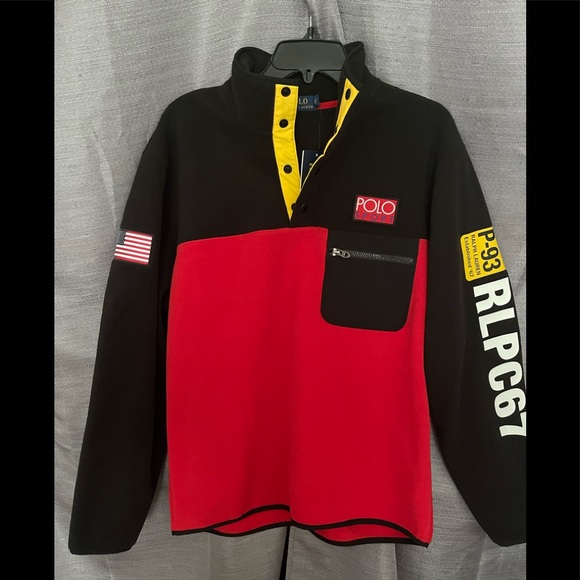 Polo Ralph Lauren Other - Polo Ralph Lauren fleece Polo sport badge and USA Badge XL L M